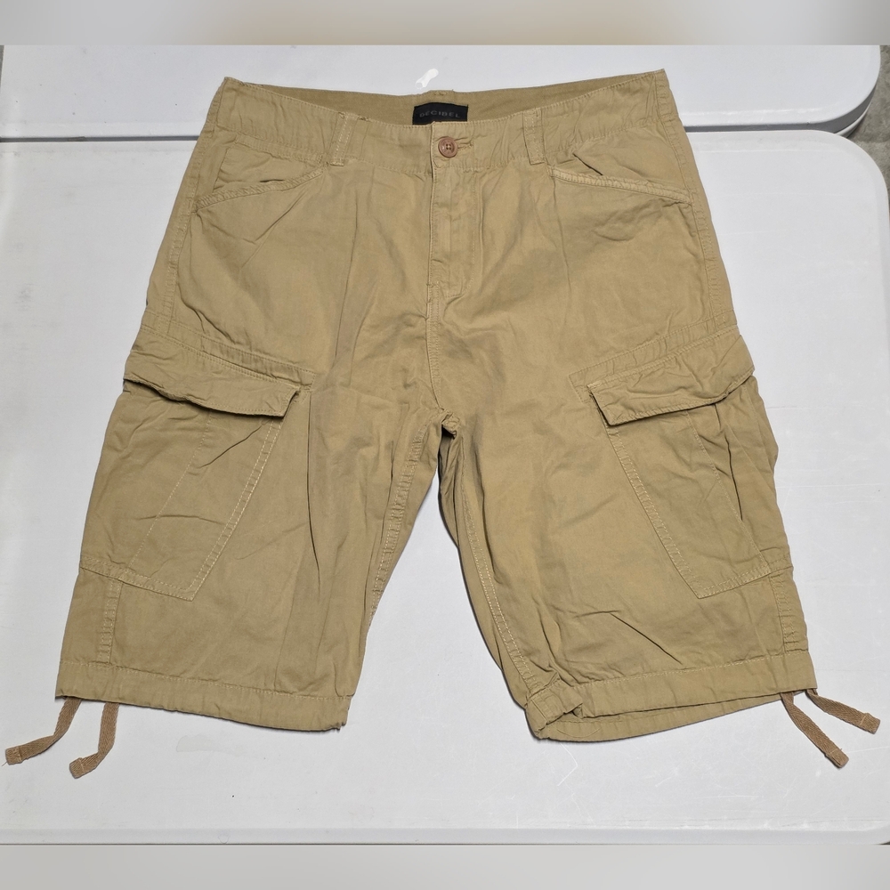 Decibel khaki cargo shorts